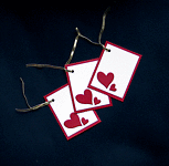 Two Hearts - Handcrafted Gist Tags - dr16-0088